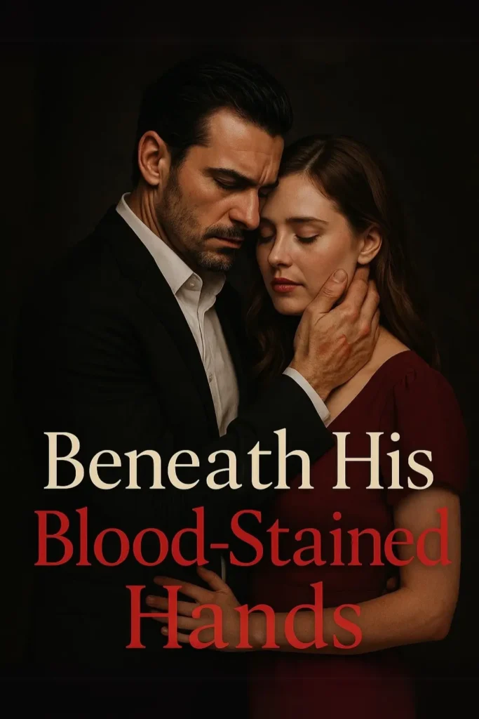 Beneath his blood stained hands