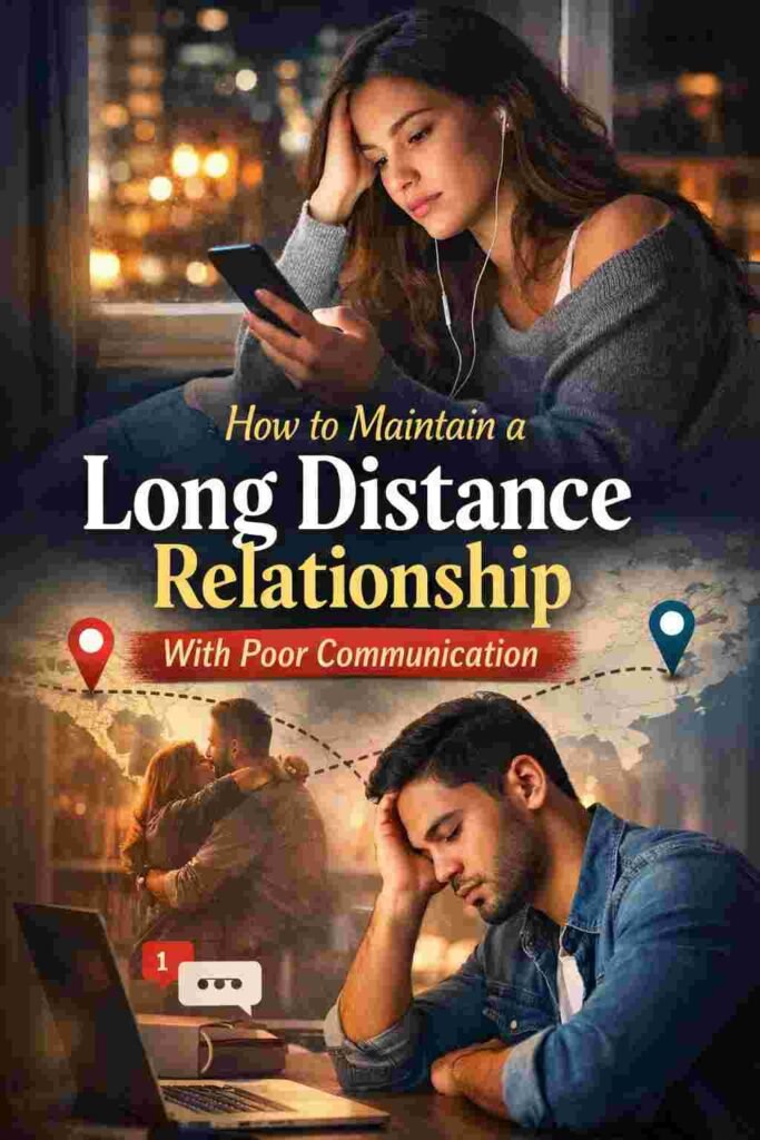 How to Maintain a Long-Distance Relationship with Poor Communication