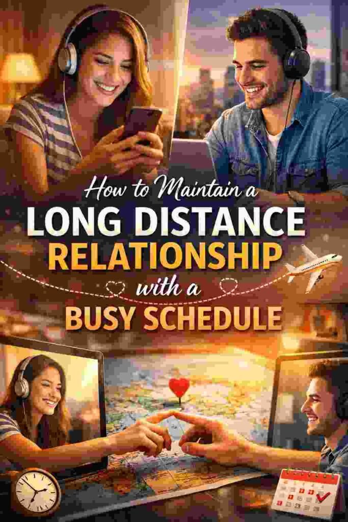 How to Maintain a Long Distance Relationship with a Busy Schedule