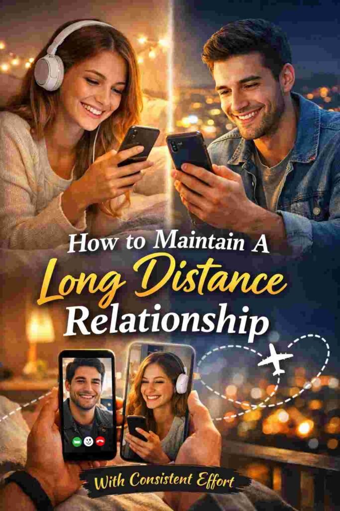 How to maintain a long-distance relationship with consistent effort
