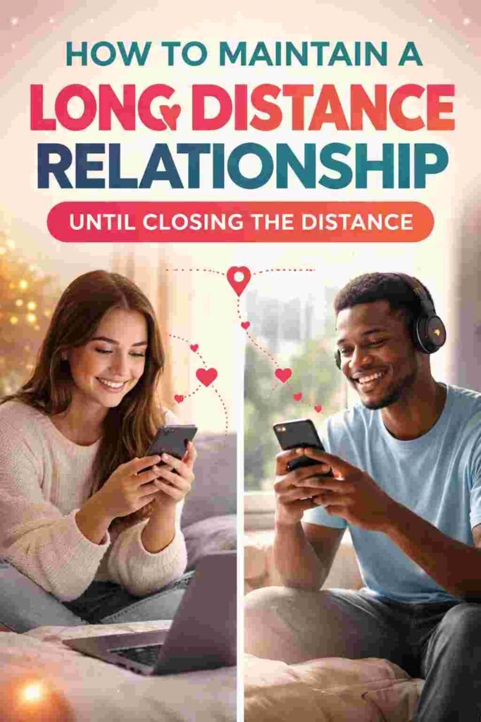 How to maintain a long distance relationship until closing the distance